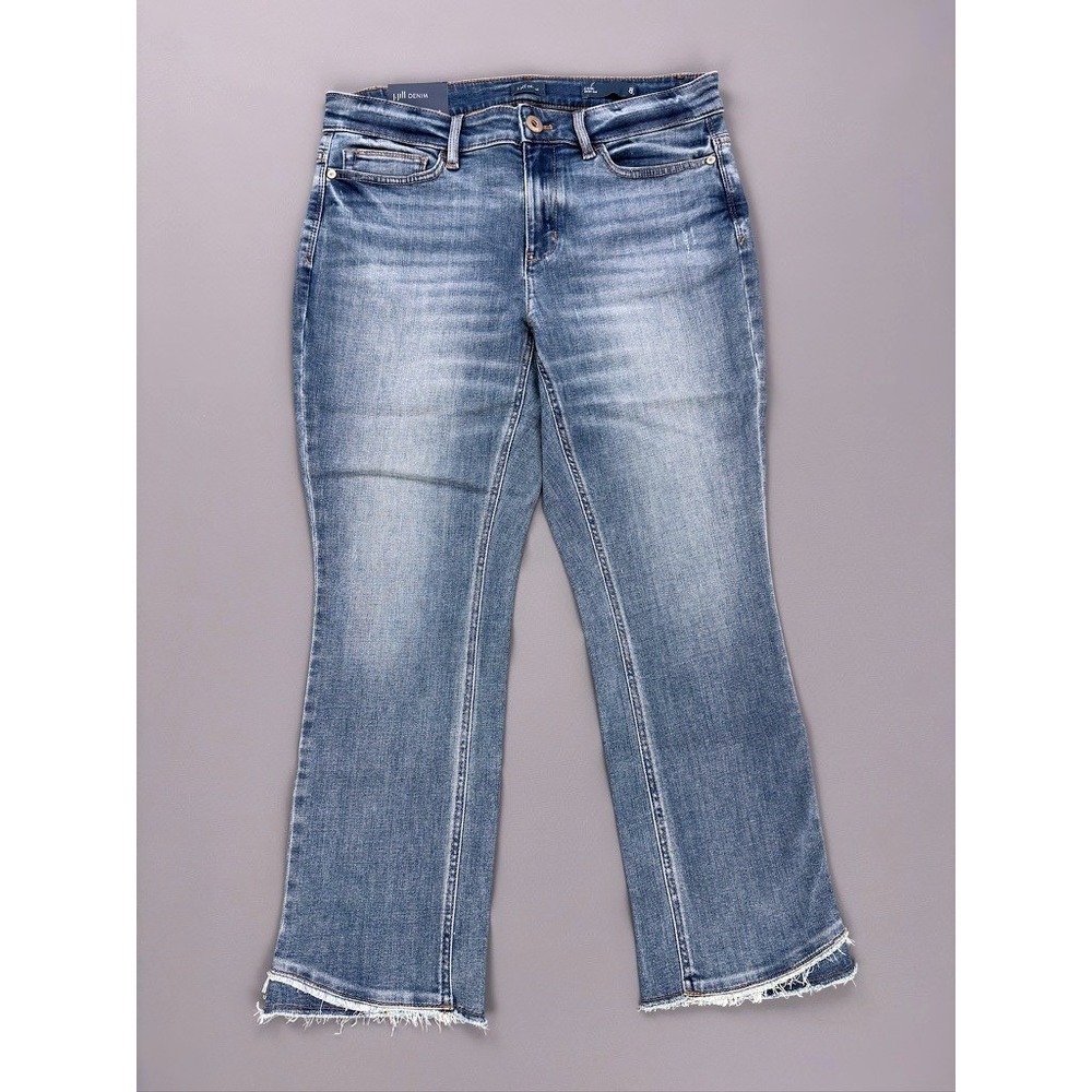 J. Jill Denim Demi Boot Cut Jeans Blue 8 Petite New With Tags